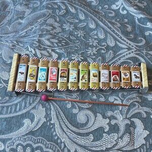 Vintage Animal Xylophone - Diamond Metallic Toy-Made in Japan